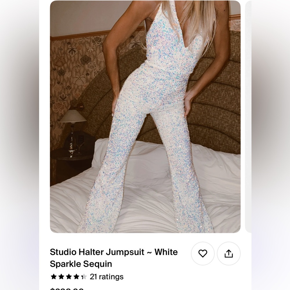 Show me your mumu bridal jumpsuit never worn